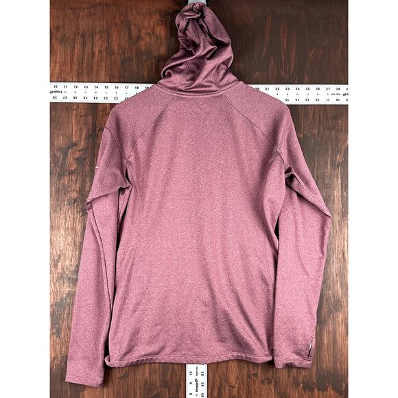 Texas A&M Aggies Columbia Fleece Full Zip Hoodie Jacket Maroon Womens Large NCAA - Picture 8 of 8